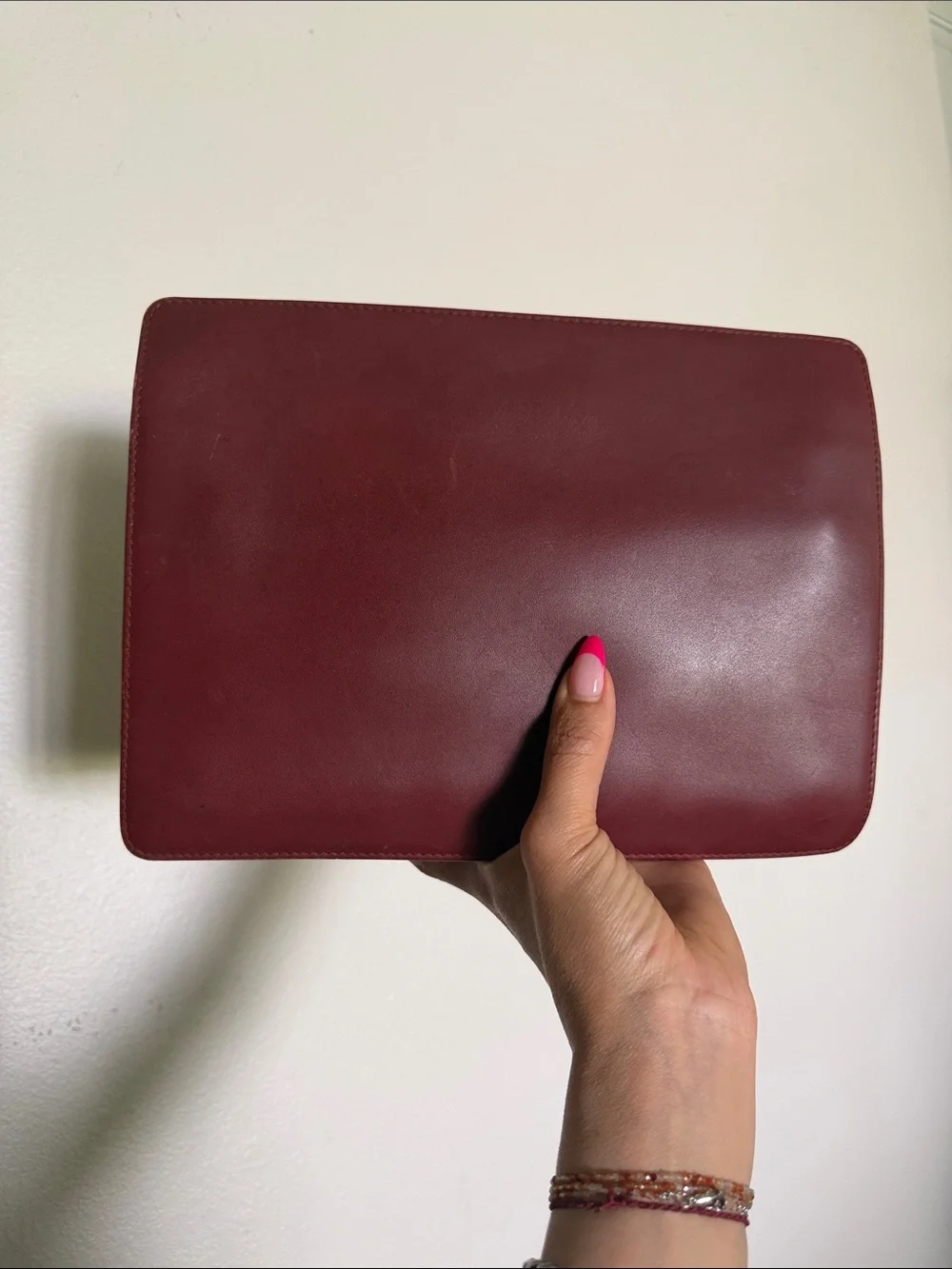 Cartier sleek burgundy